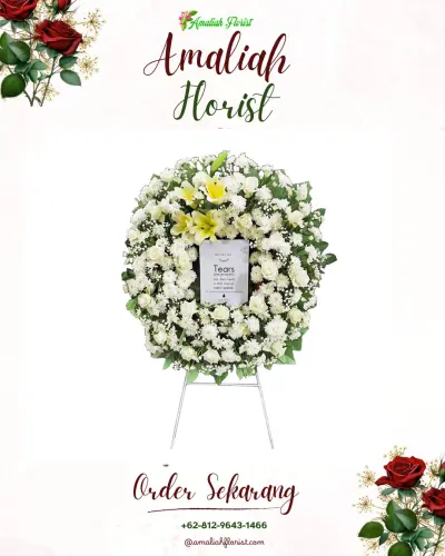 Krans Bunga Duka Cita di Wangunjaya