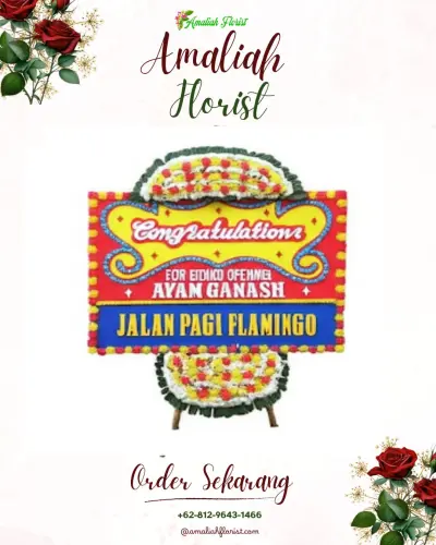 Bunga Papan Congratulation di Wangunjaya
